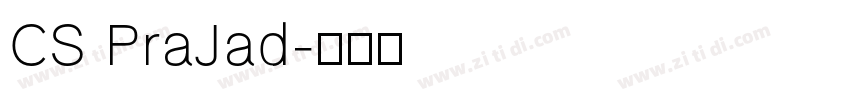 CS PraJad字体转换